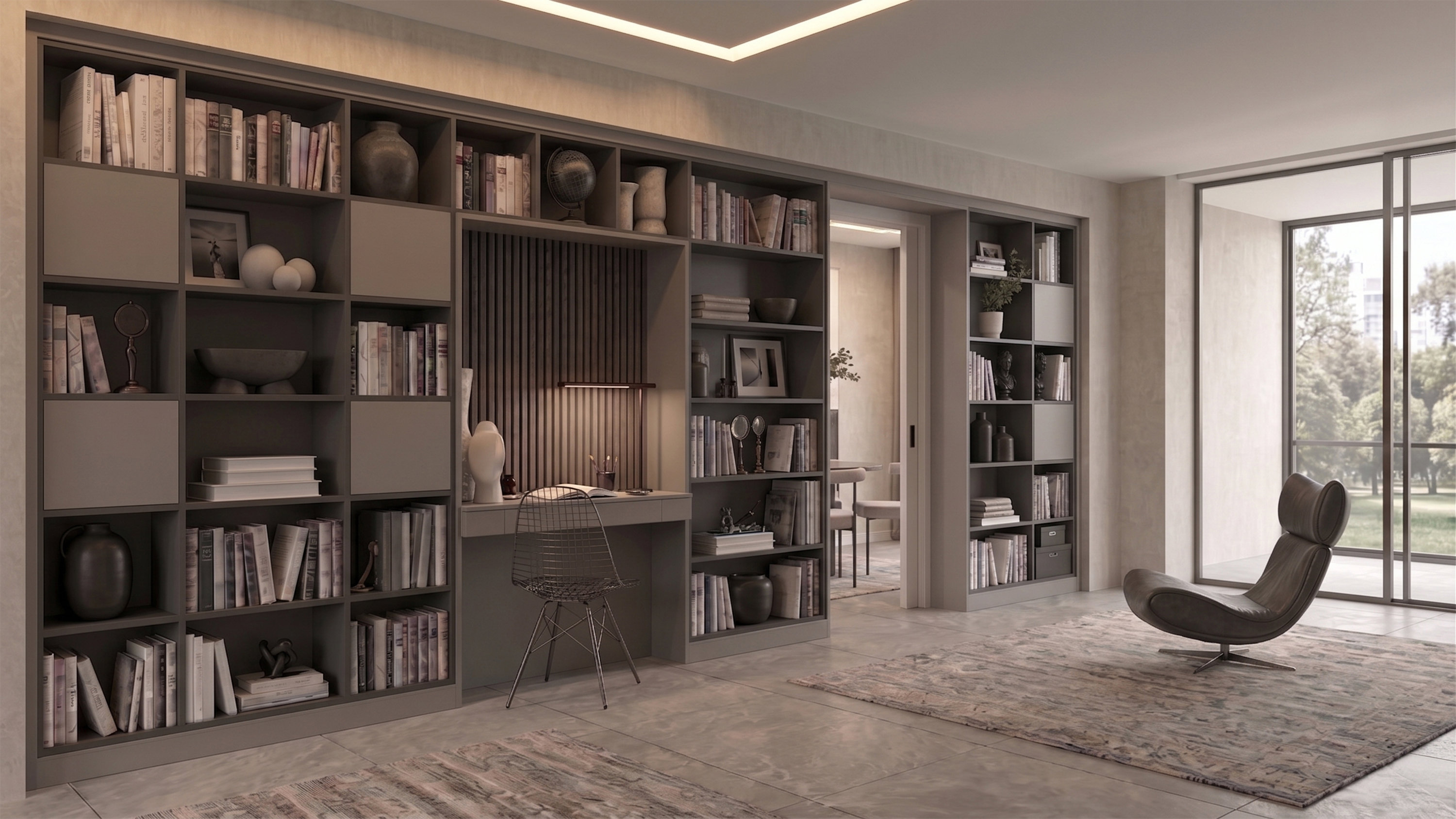 fitted library