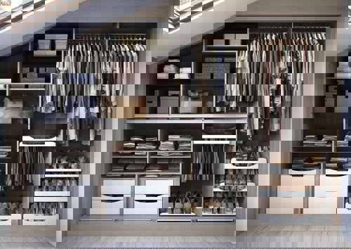 3 piece aragon oak sliding wardrobes with doors open