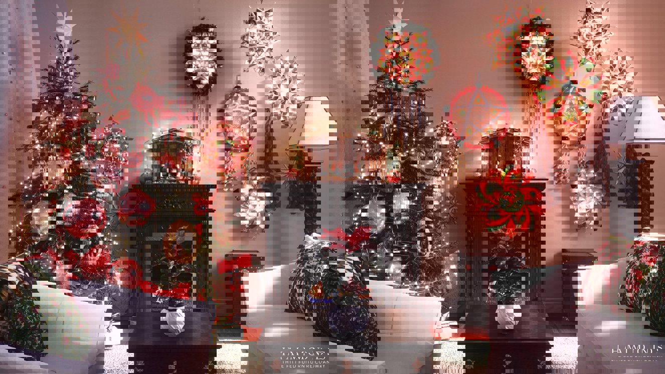 Christmas Living Room Decorations from Around the World 6