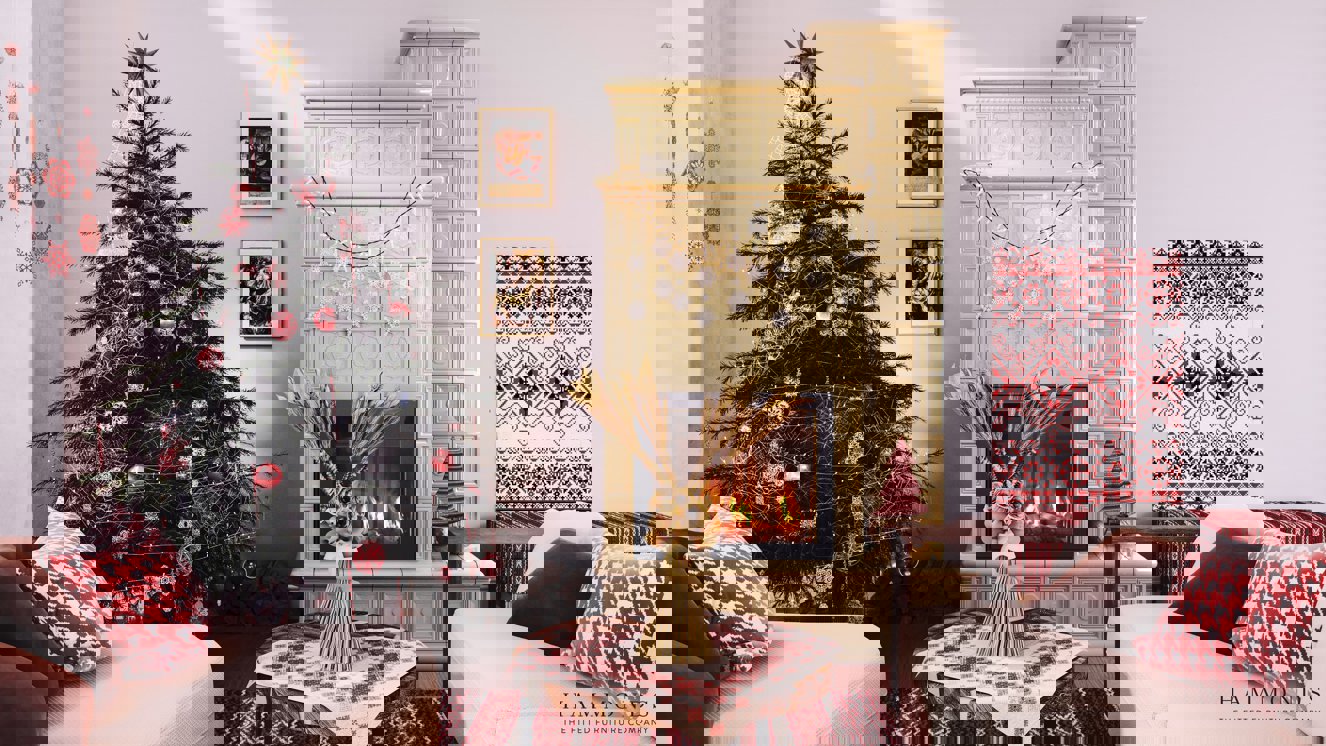 Christmas Living Room Decorations from Around the World 5